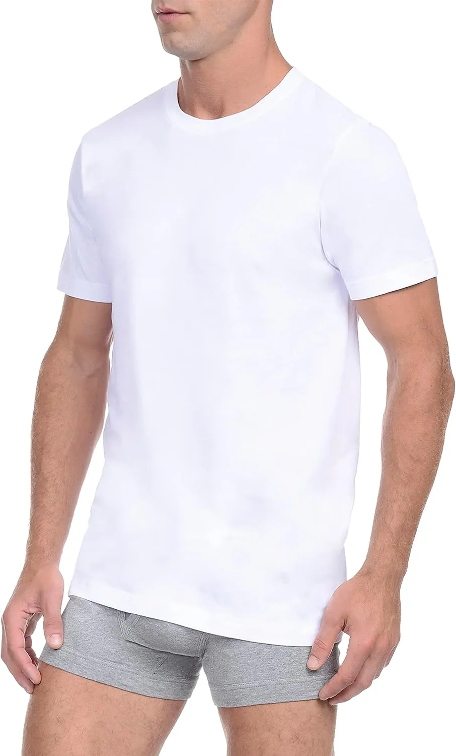 2(X)IST Mens Essential Cotton Crew Neck T-Shirt 3-Pack