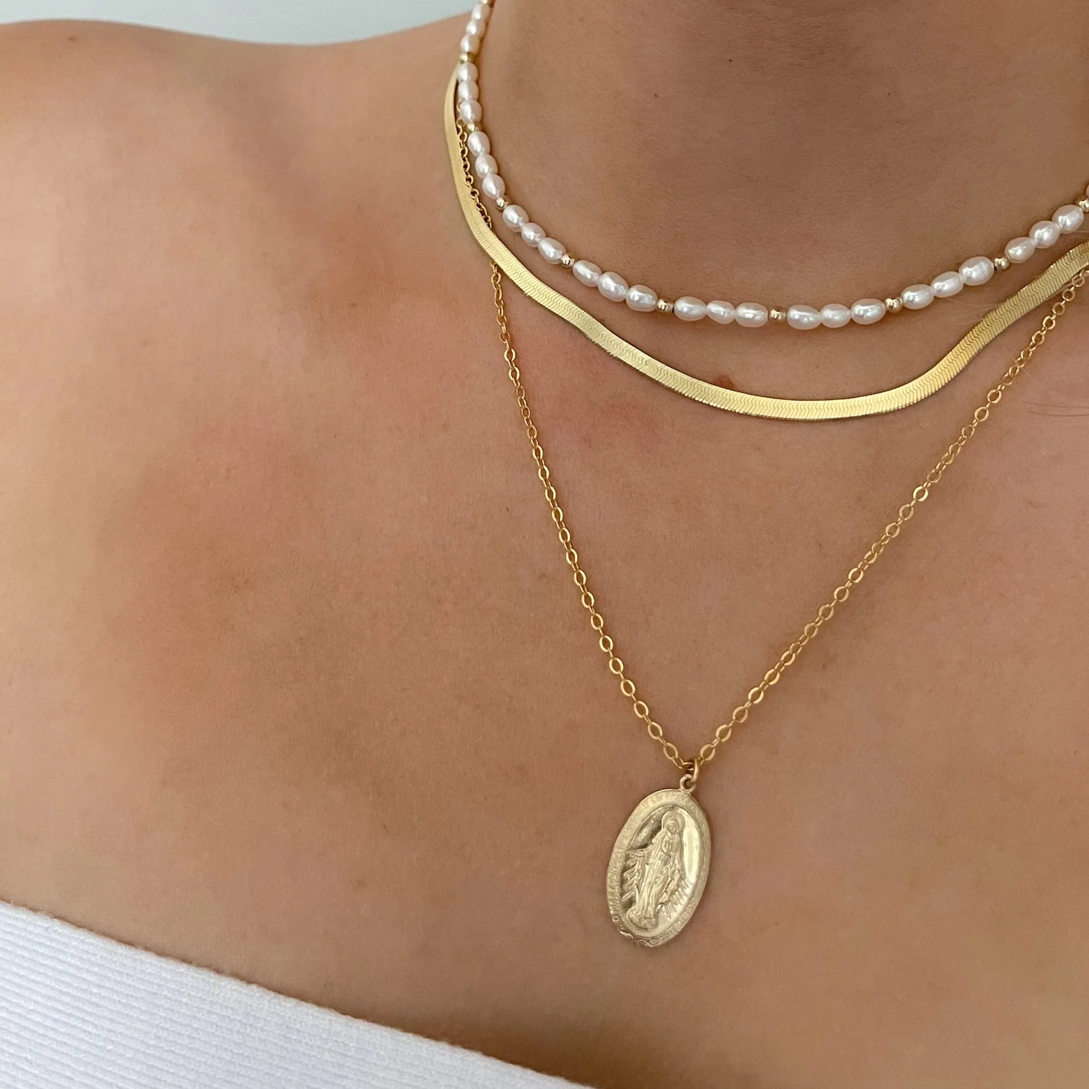 3.5 mm Herringbone Chain