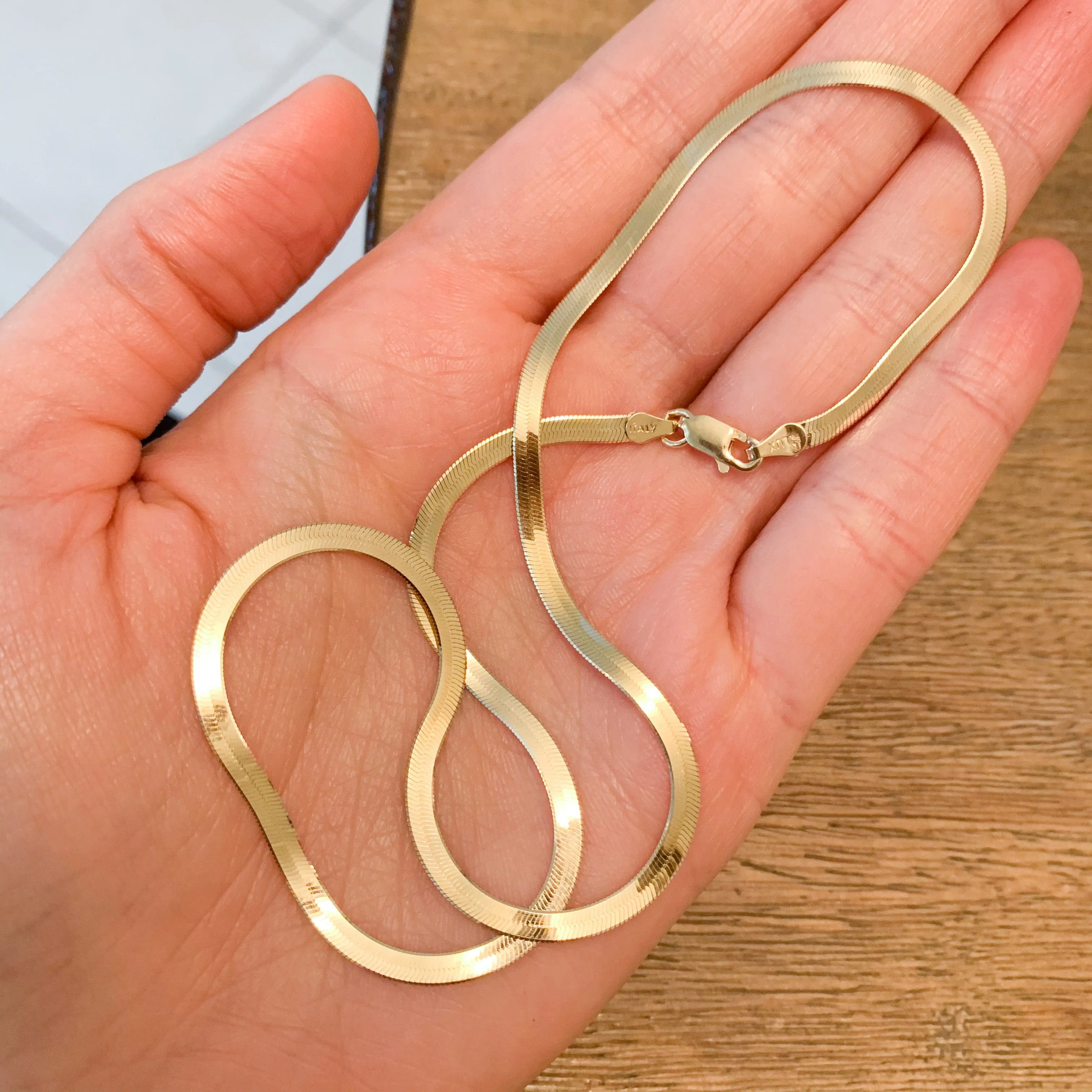 3.5 mm Herringbone Chain