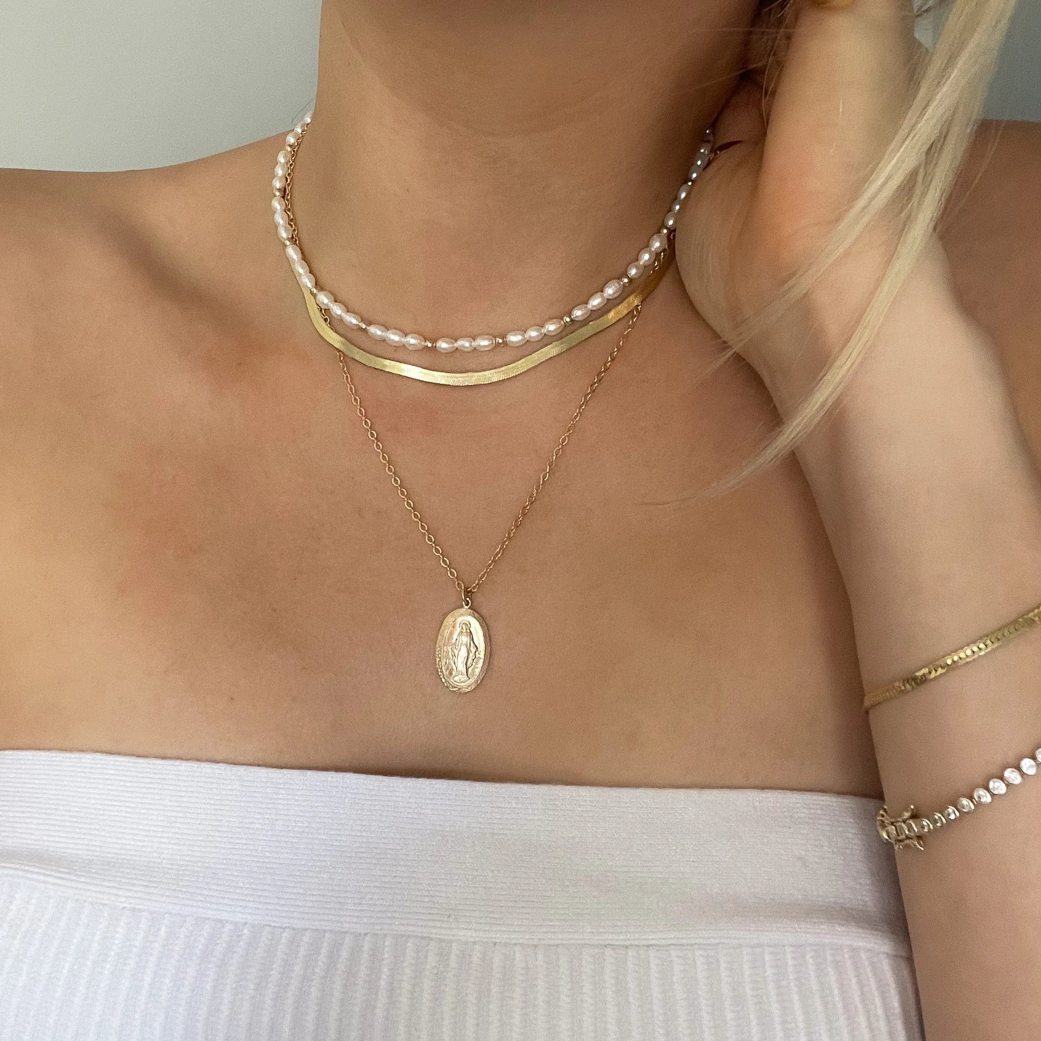 3.5 mm Herringbone Chain