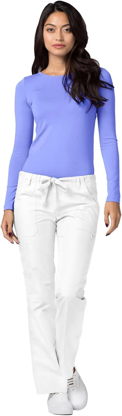 Adar Underscrubs for Women 3 Pack - Long Sleeve Underscrub Comfort Tee
