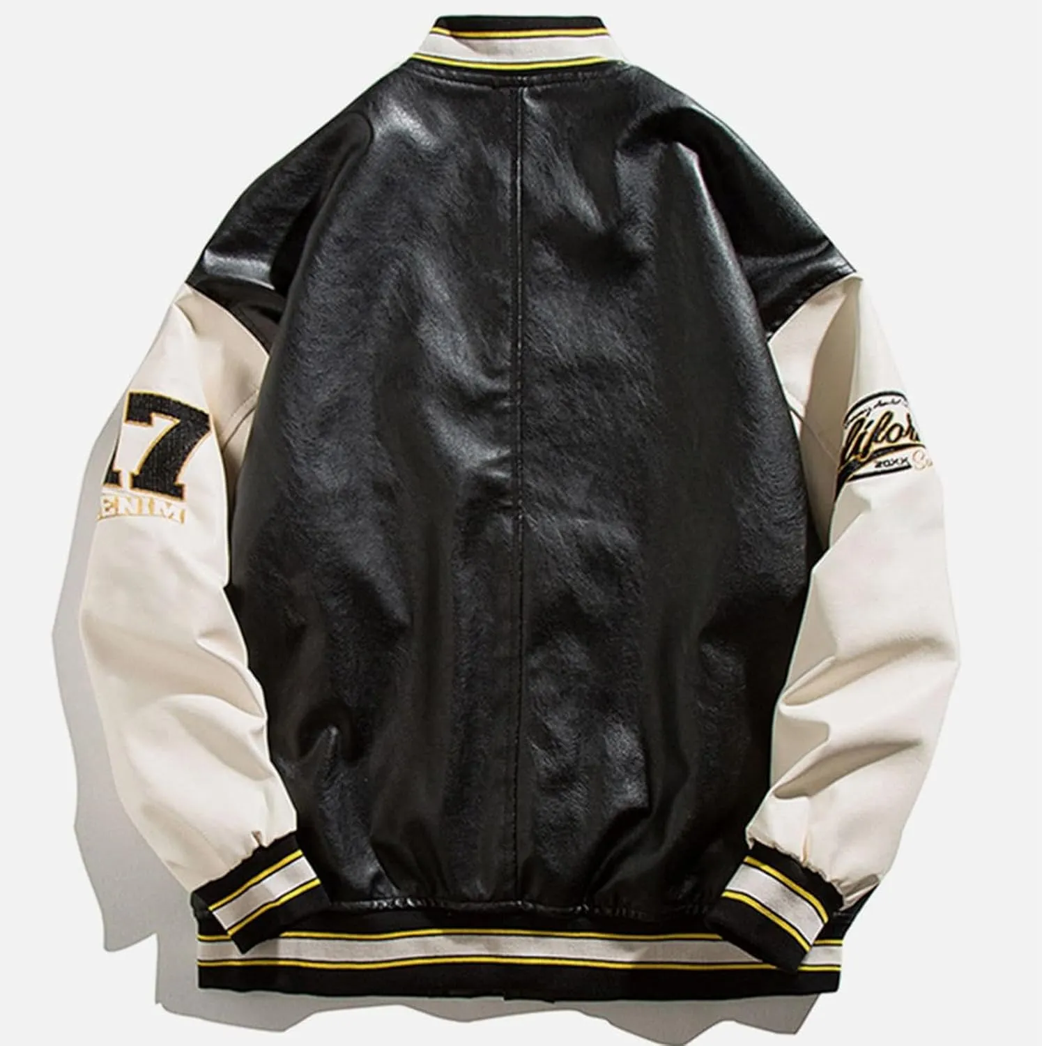 Aelfric Eden Letter Embroidered Racing Jacket Vintage Graphic Baseball Jacket Unisex Coats Streetwear