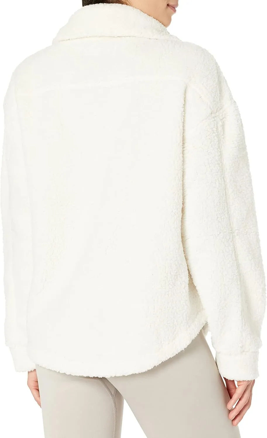 Andrew Marc Women's Teddy Fleece Trucket Cozy Jacket