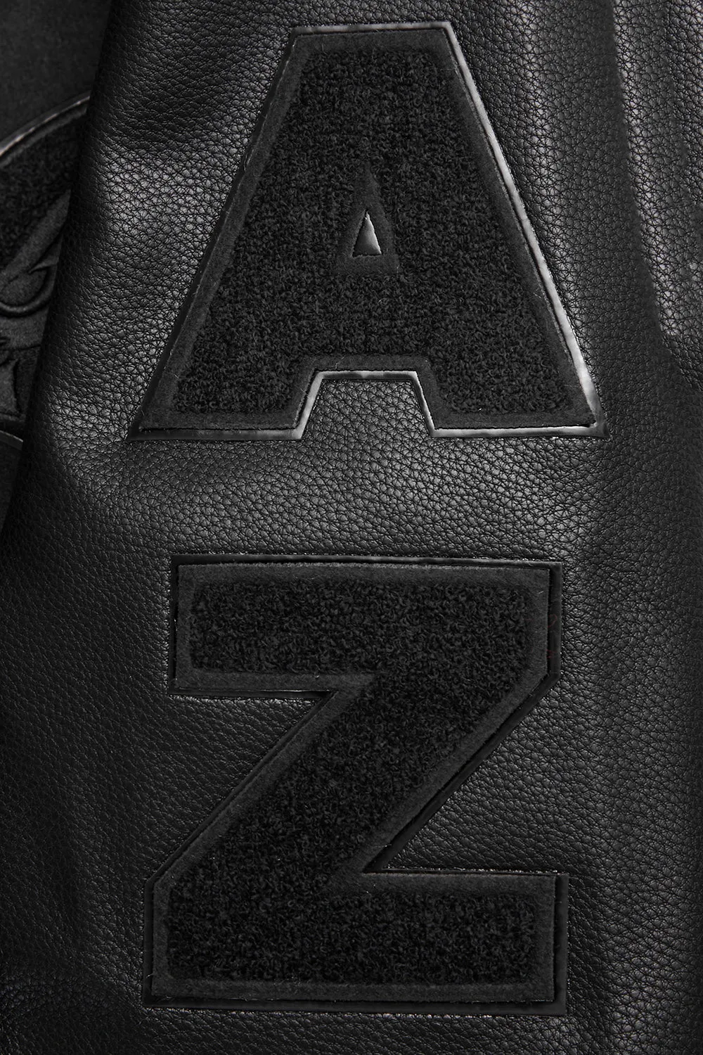 ARIZONA CARDINALS TRIPLE BLACK MEN'S WOOL VARSITY JACKET (TRIPLE BLACK MEN'S)