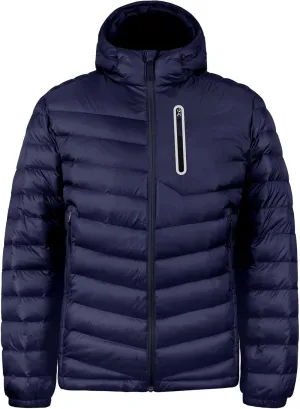 Bakery Men's Down Jacket Hooded Packable Down Puffer Jacket Lightweight Water-Resistant Insulated Down Jacket