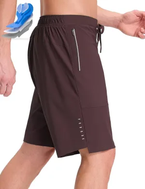 baleaf Men's Mountain Bike Shorts 4D Padded Loose-fit MTB Cycling Lightweight Bicycle Biking Shorts Zipper Pockets