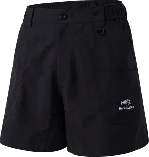BASSDASH Men's 6" Fishing Shorts UPF 50  Water Resistant Quick Dry Hiking Cargo Shorts with Multi Pocket