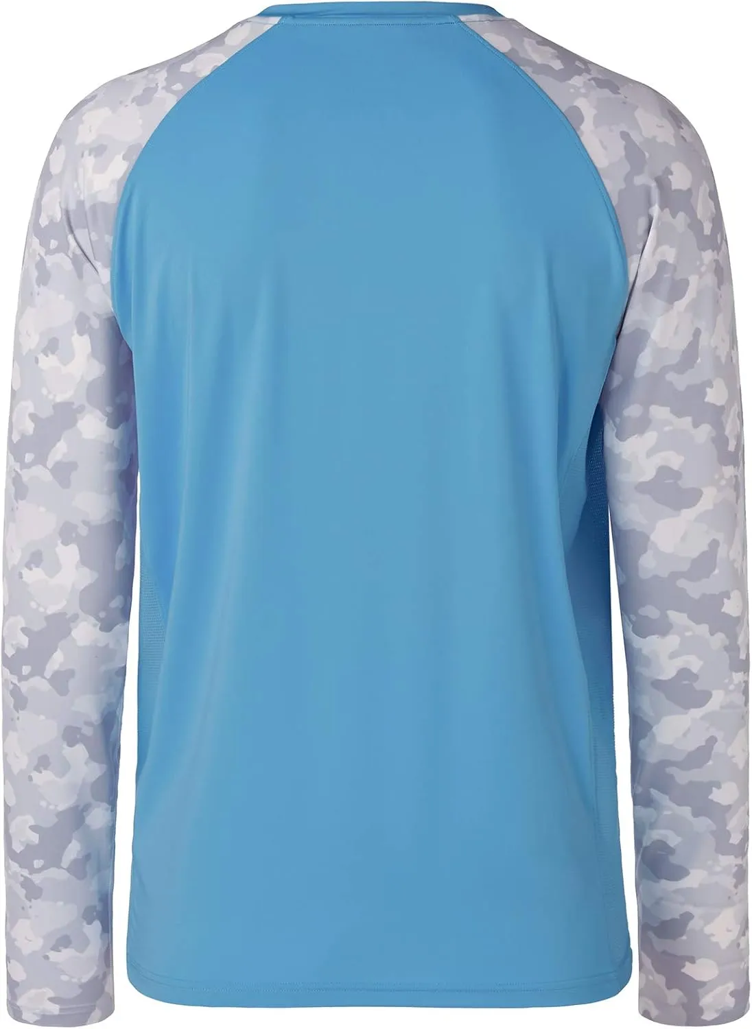 BASSDASH UPF 50 Fishing Tee for Men Camo Long Sleeve Shirt Quick Dry Sweatshirts