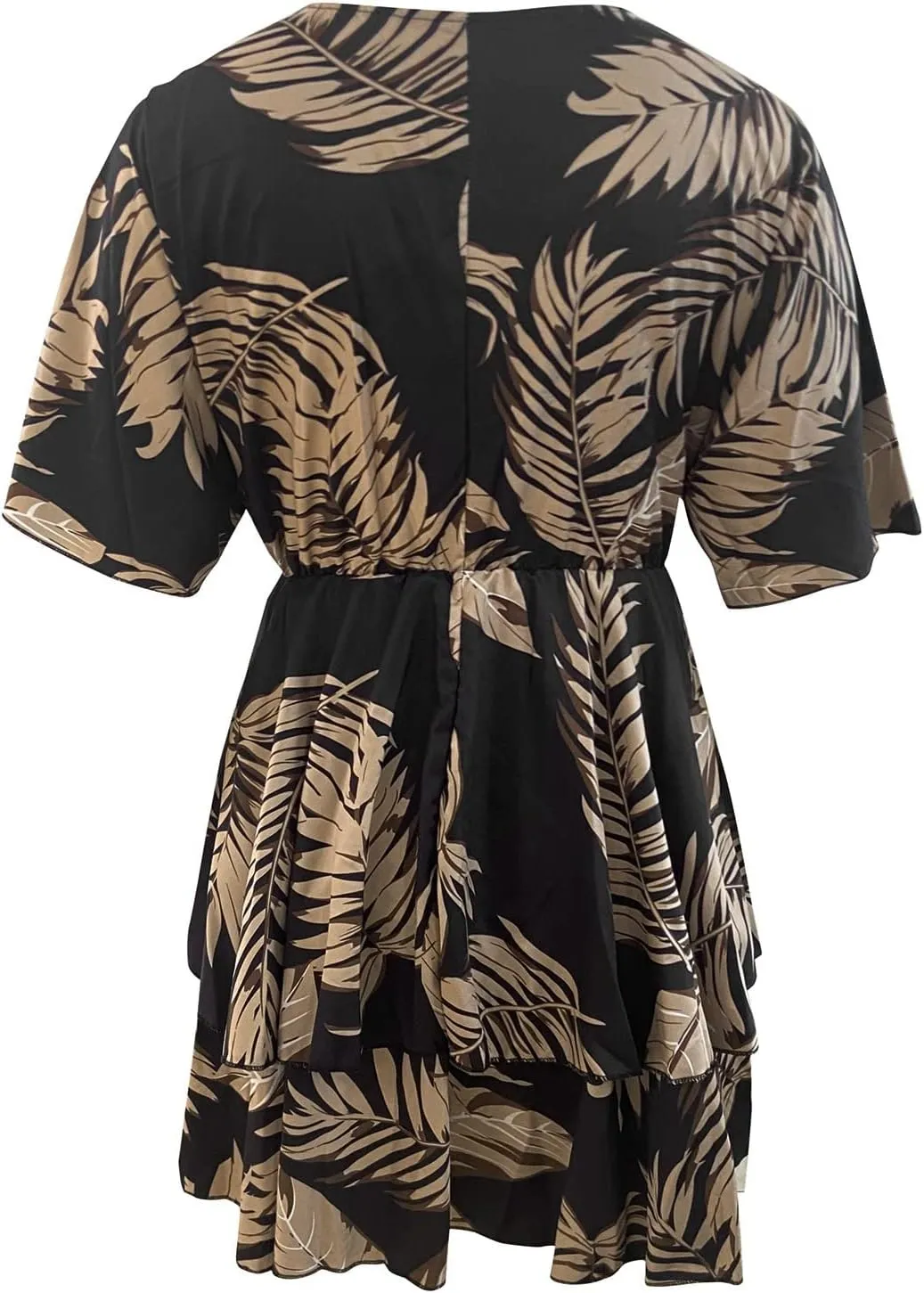 Beach Dresses for Women,2023 Summer Casual Trendy Loose Batwing Sleeve Mini Dress,Floral Flowy Hem Boho Dress