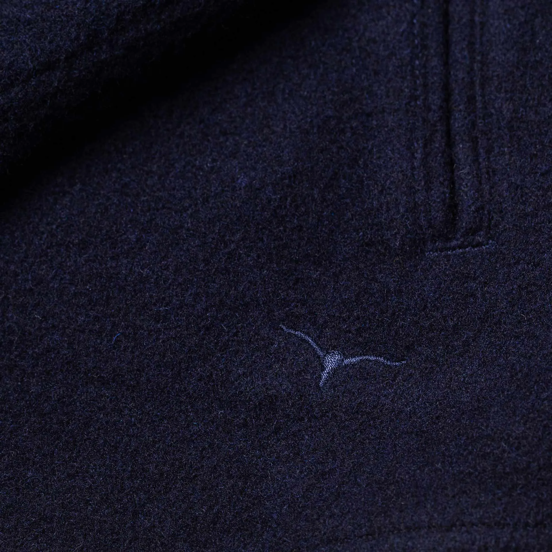 BWS-05 CPO OVERSHIRT 14 oz. dark navy wool mosser