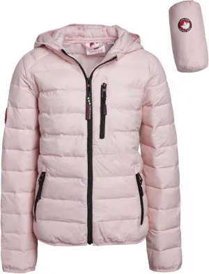 CANADA WEATHER GEAR Women's Puffer Jacket - Packable Bubble Coat, Water Resistant Outerwear Jackets for Women (XXS-M)