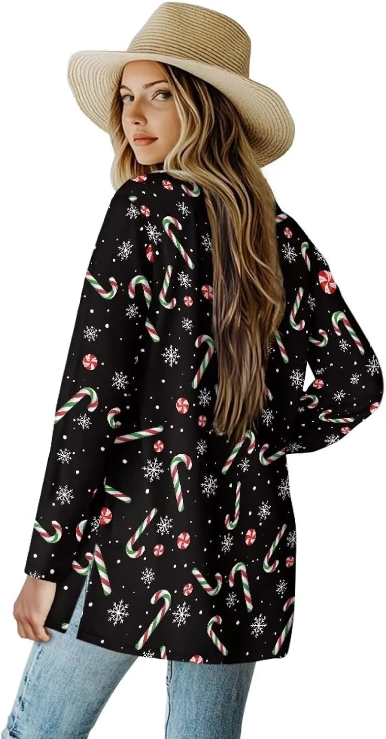 Cardigan for Women Long Sweater Open Front Sweaters Fashion Lightweight Cardigans with Pockets