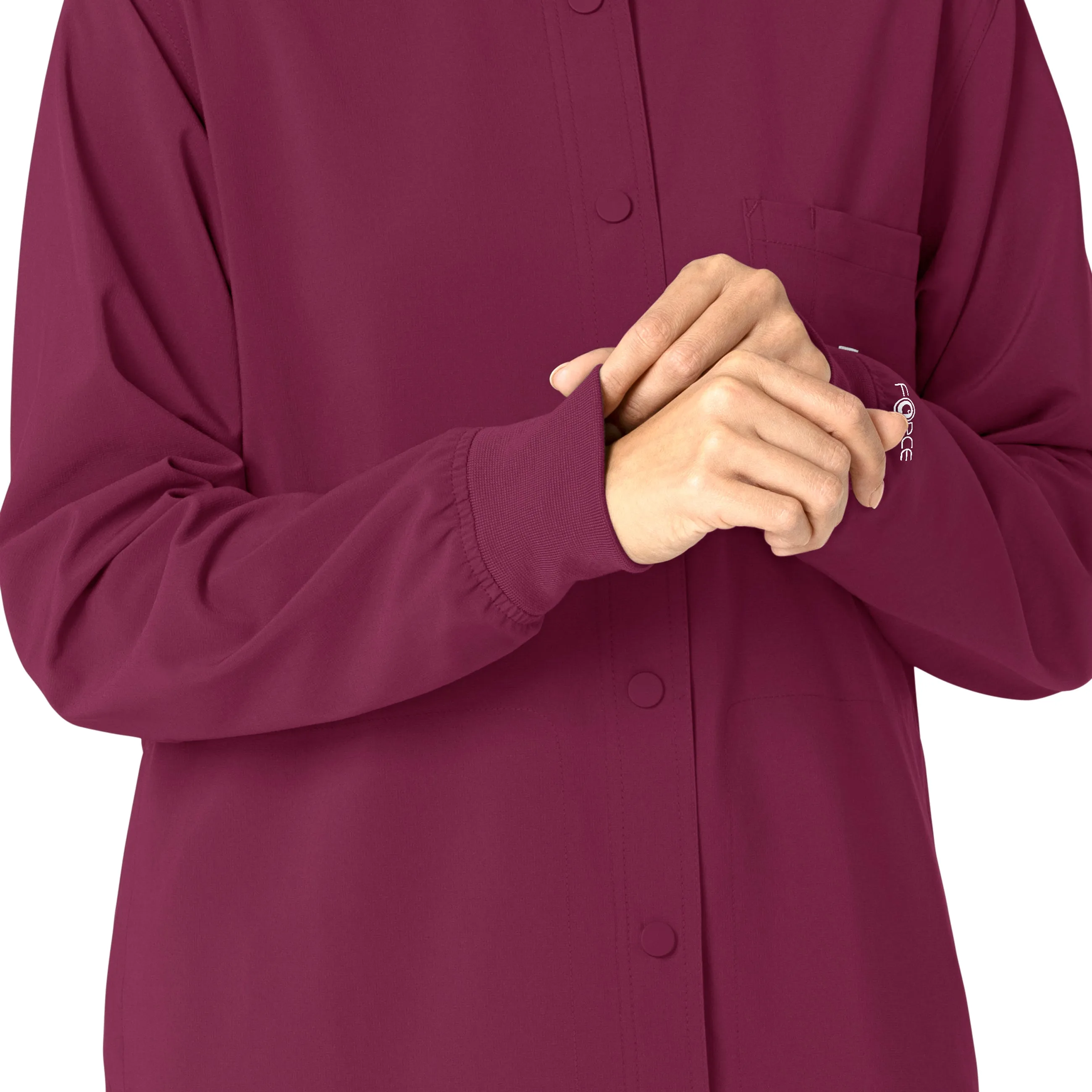 Carhartt Force Cross-Flex Women's Shirt Jacket - Wine
