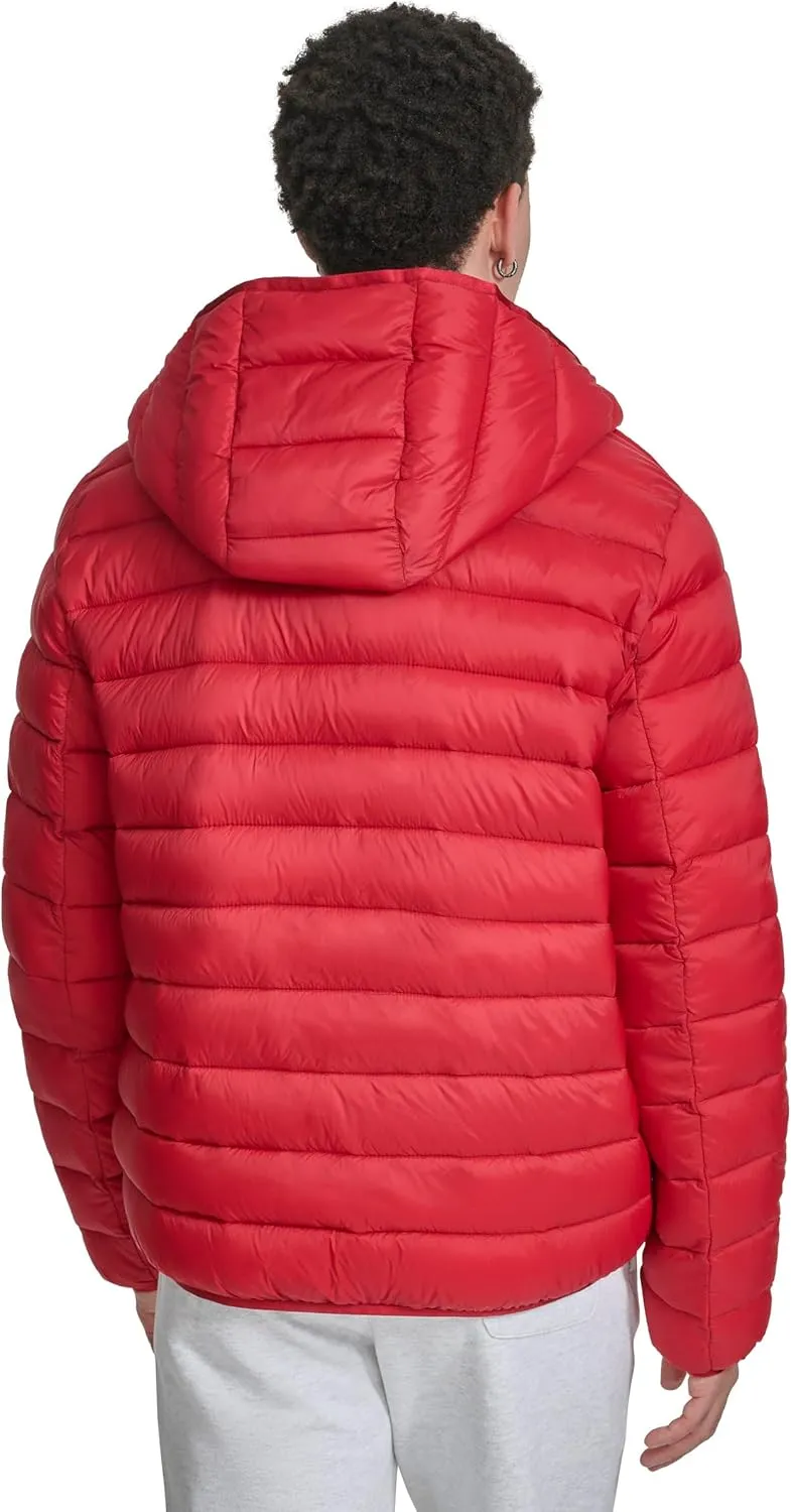 Champion Men's Performance Lightweight Puffer Jacket with Hood