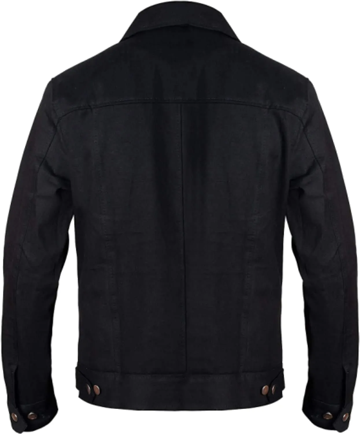 Cole Hauser Rip Wheeler Black lightweight Rigid Denim Jean Cowboy Costume Ranch Style Jacket for Men