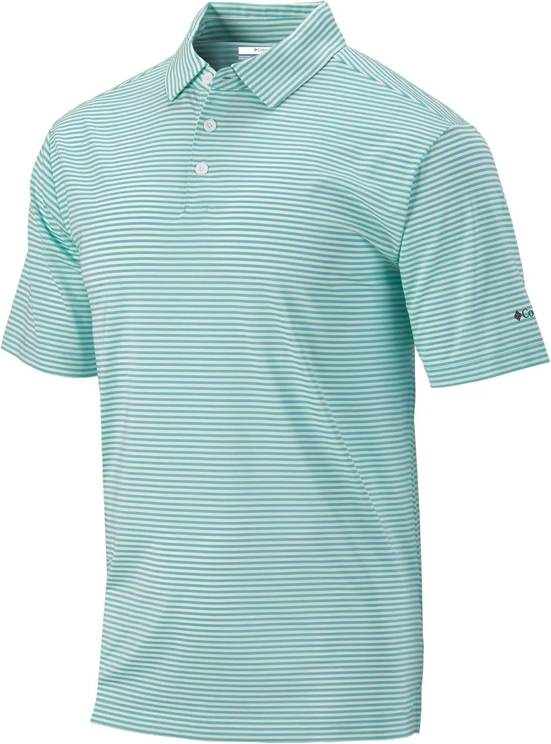 Columbia Men's Golf Club Invite Polo Omni Wick Lightweight Short Sleeve Shirt