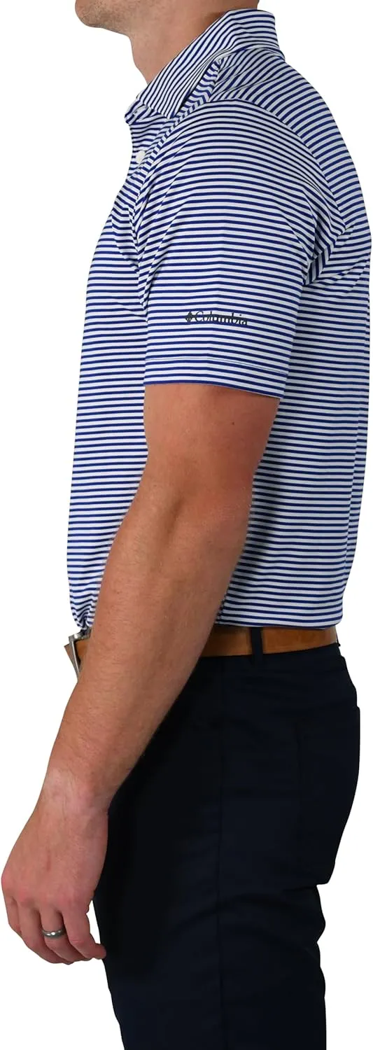 Columbia Men's Golf Club Invite Polo Omni Wick Lightweight Short Sleeve Shirt