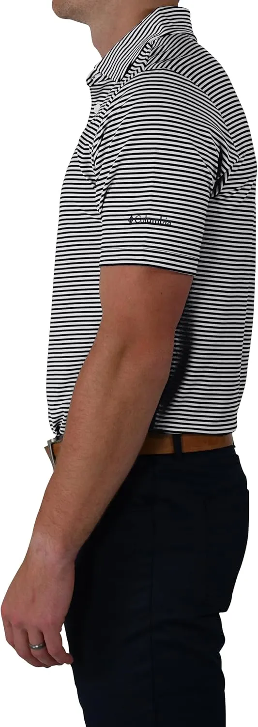Columbia Men's Golf Club Invite Polo Omni Wick Lightweight Short Sleeve Shirt