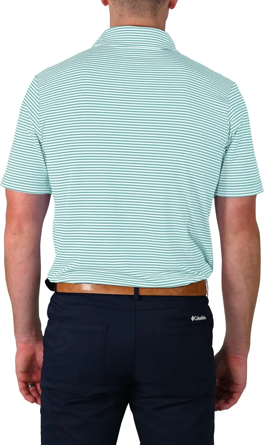 Columbia Men's Golf Club Invite Polo Omni Wick Lightweight Short Sleeve Shirt