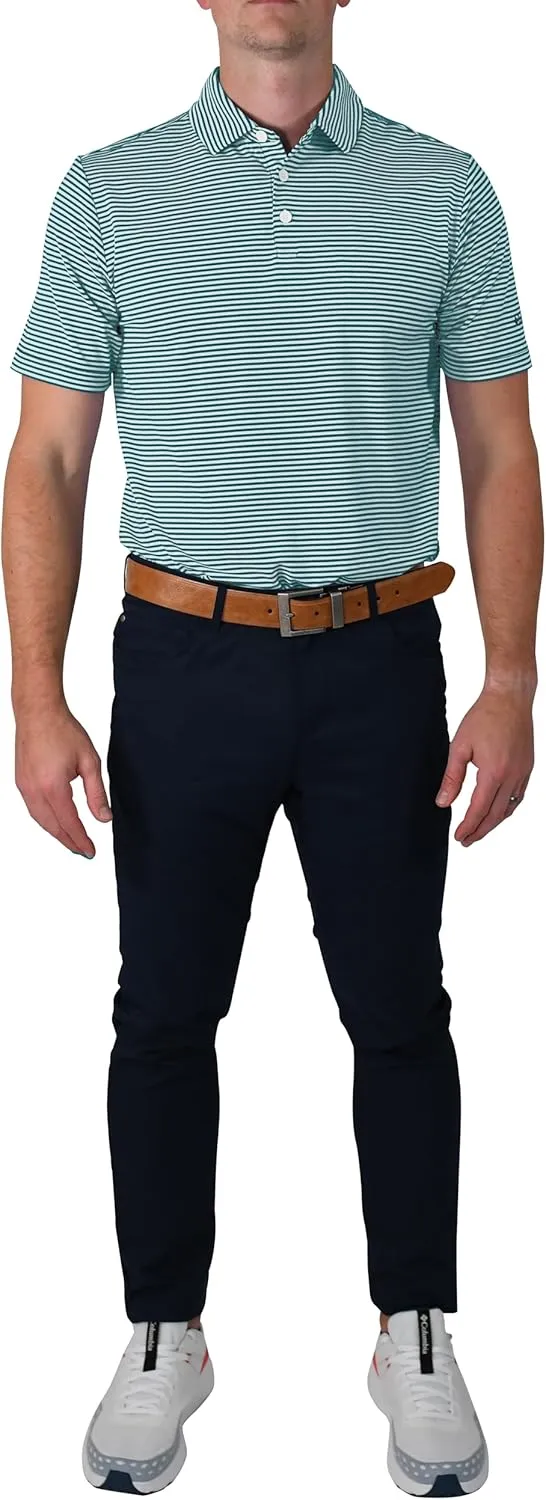 Columbia Men's Golf Club Invite Polo Omni Wick Lightweight Short Sleeve Shirt