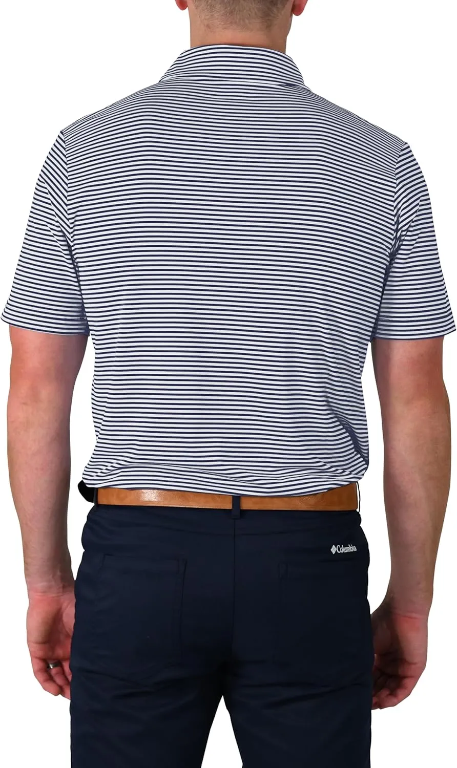 Columbia Men's Golf Club Invite Polo Omni Wick Lightweight Short Sleeve Shirt