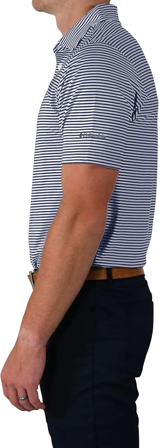 Columbia Men's Golf Club Invite Polo Omni Wick Lightweight Short Sleeve Shirt