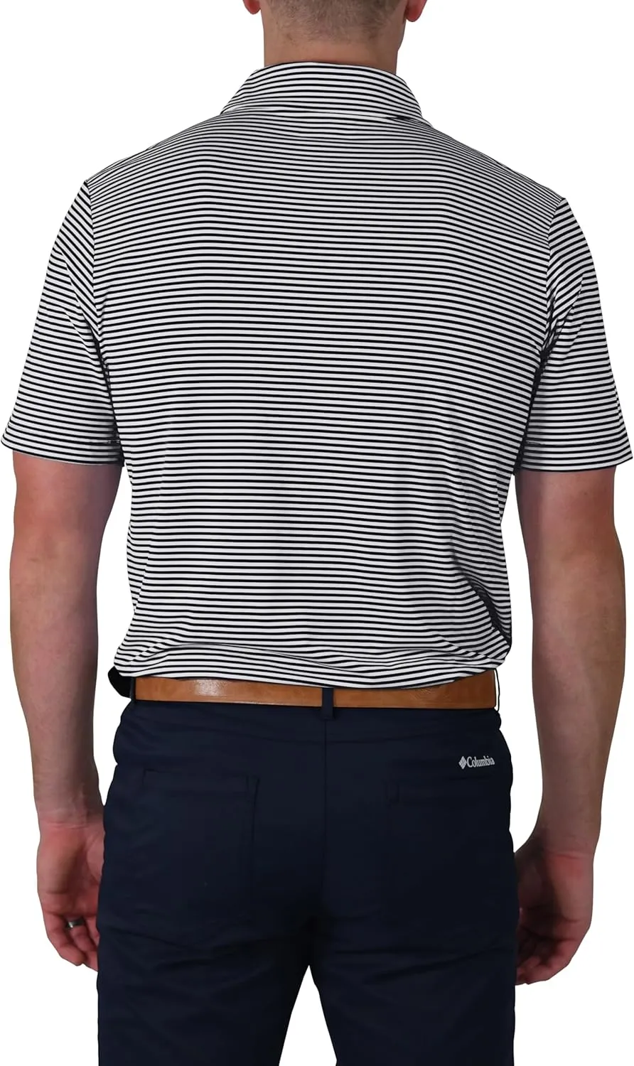 Columbia Men's Golf Club Invite Polo Omni Wick Lightweight Short Sleeve Shirt