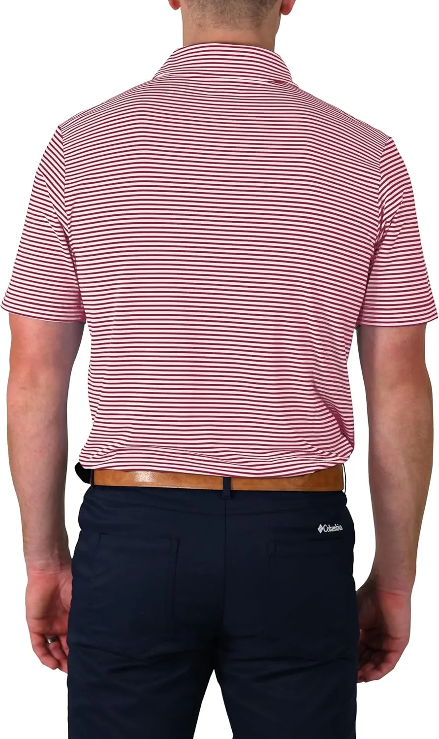 Columbia Men's Golf Club Invite Polo Omni Wick Lightweight Short Sleeve Shirt