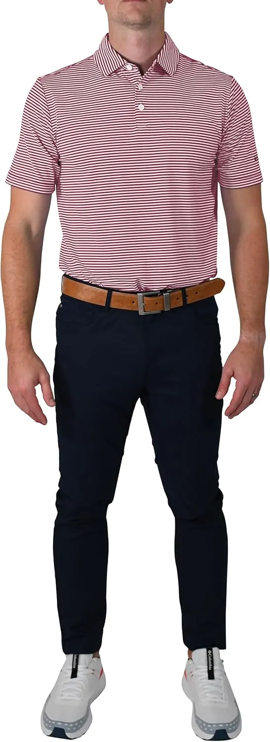 Columbia Men's Golf Club Invite Polo Omni Wick Lightweight Short Sleeve Shirt