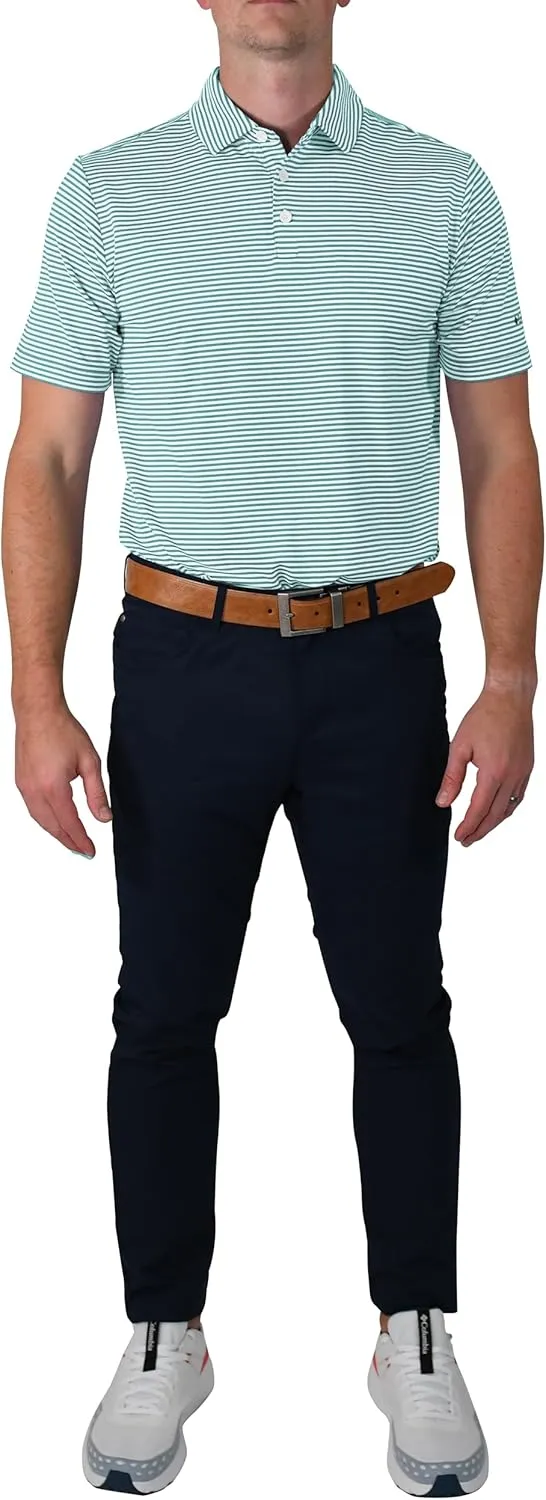 Columbia Men's Golf Club Invite Polo Omni Wick Lightweight Short Sleeve Shirt