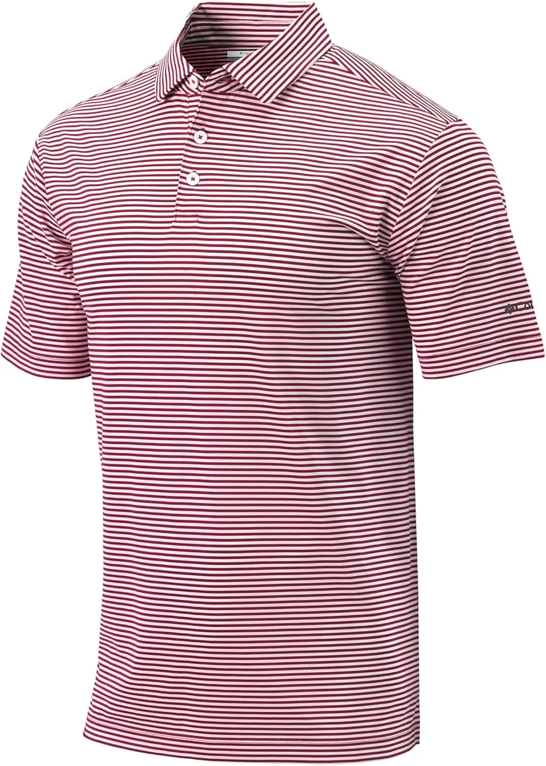 Columbia Men's Golf Club Invite Polo Omni Wick Lightweight Short Sleeve Shirt