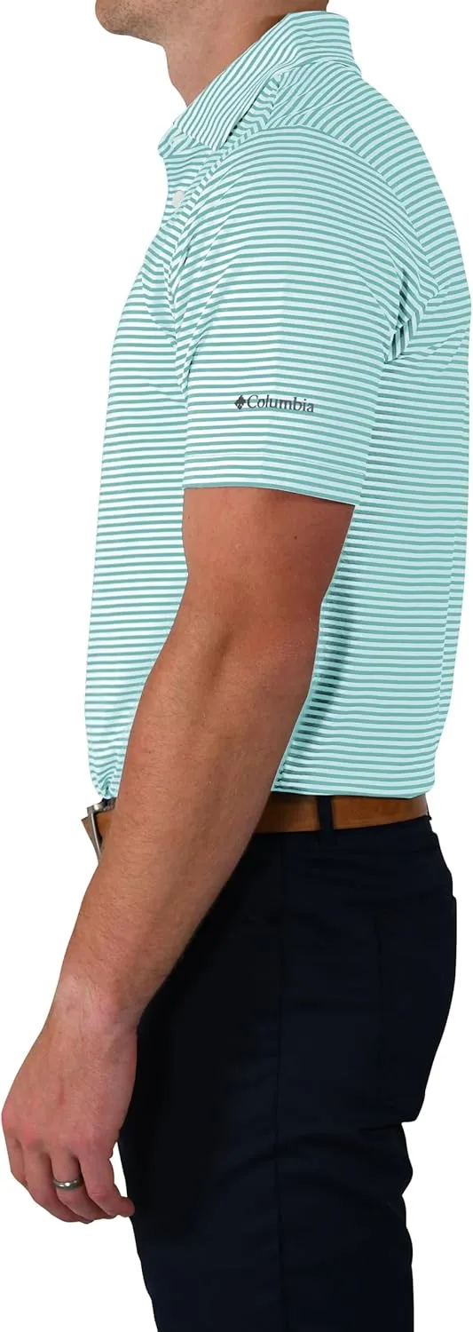 Columbia Men's Golf Club Invite Polo Omni Wick Lightweight Short Sleeve Shirt