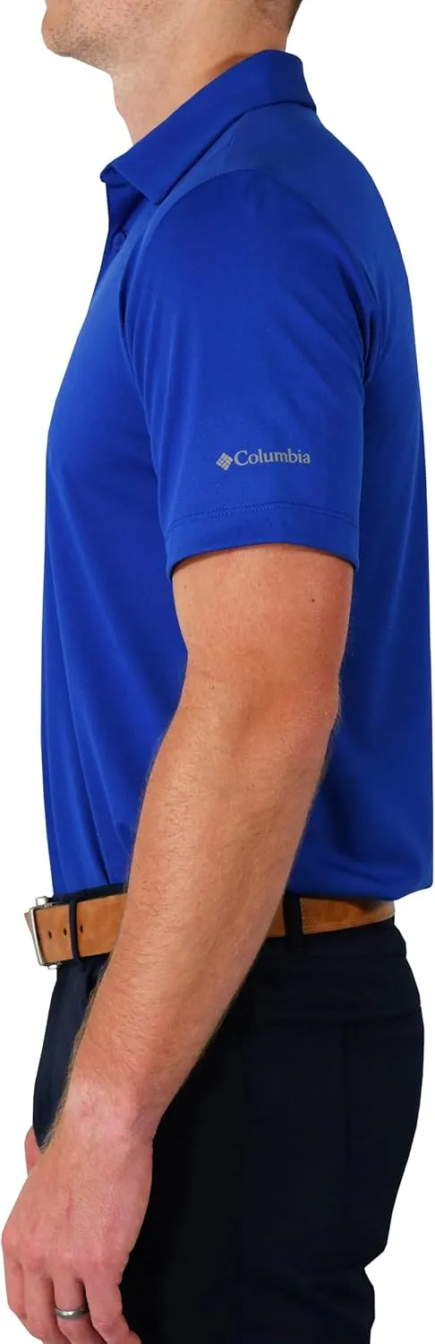 Columbia Men's Golf Drive Polo Shirt Omni Wick Performance Short Sleeve