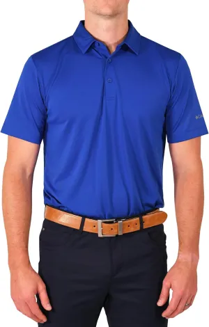 Columbia Men's Golf Drive Polo Shirt Omni Wick Performance Short Sleeve