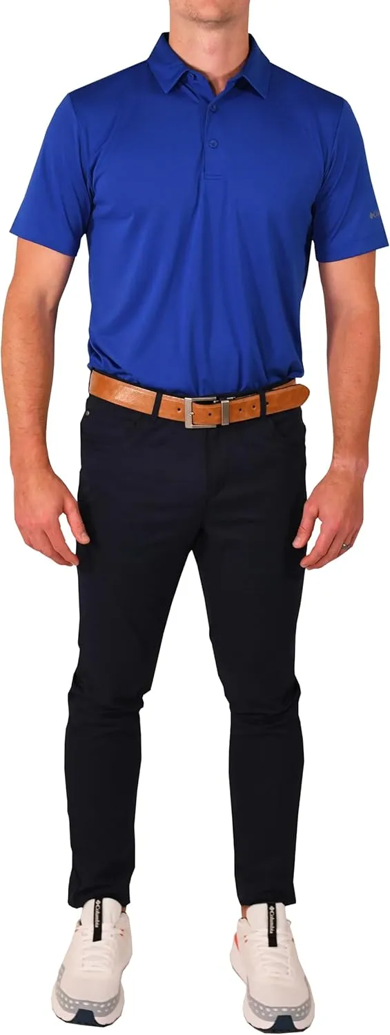 Columbia Men's Golf Drive Polo Shirt Omni Wick Performance Short Sleeve