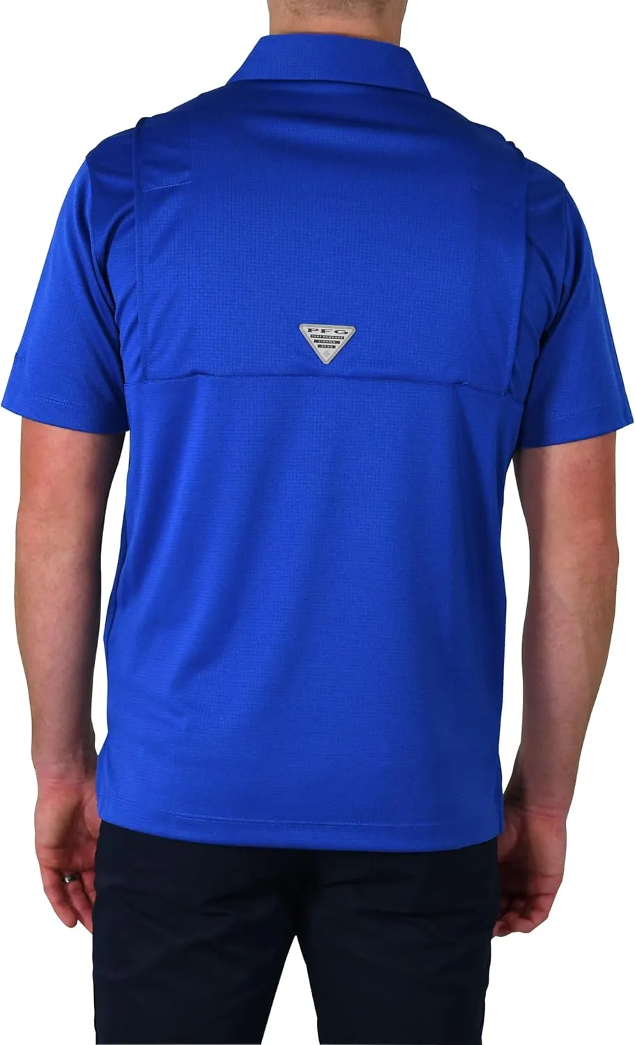 Columbia Men's Golf Flycaster Pocket Polo Shirt Omni Wick Breathable Short Sleeve