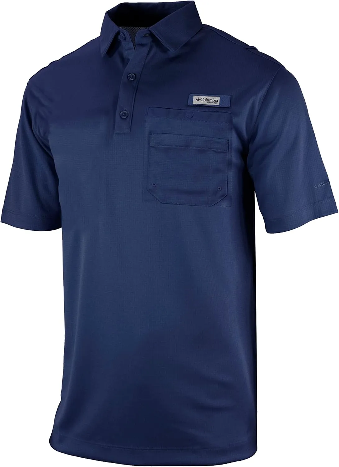 Columbia Men's Golf Flycaster Pocket Polo Shirt Omni Wick Breathable Short Sleeve