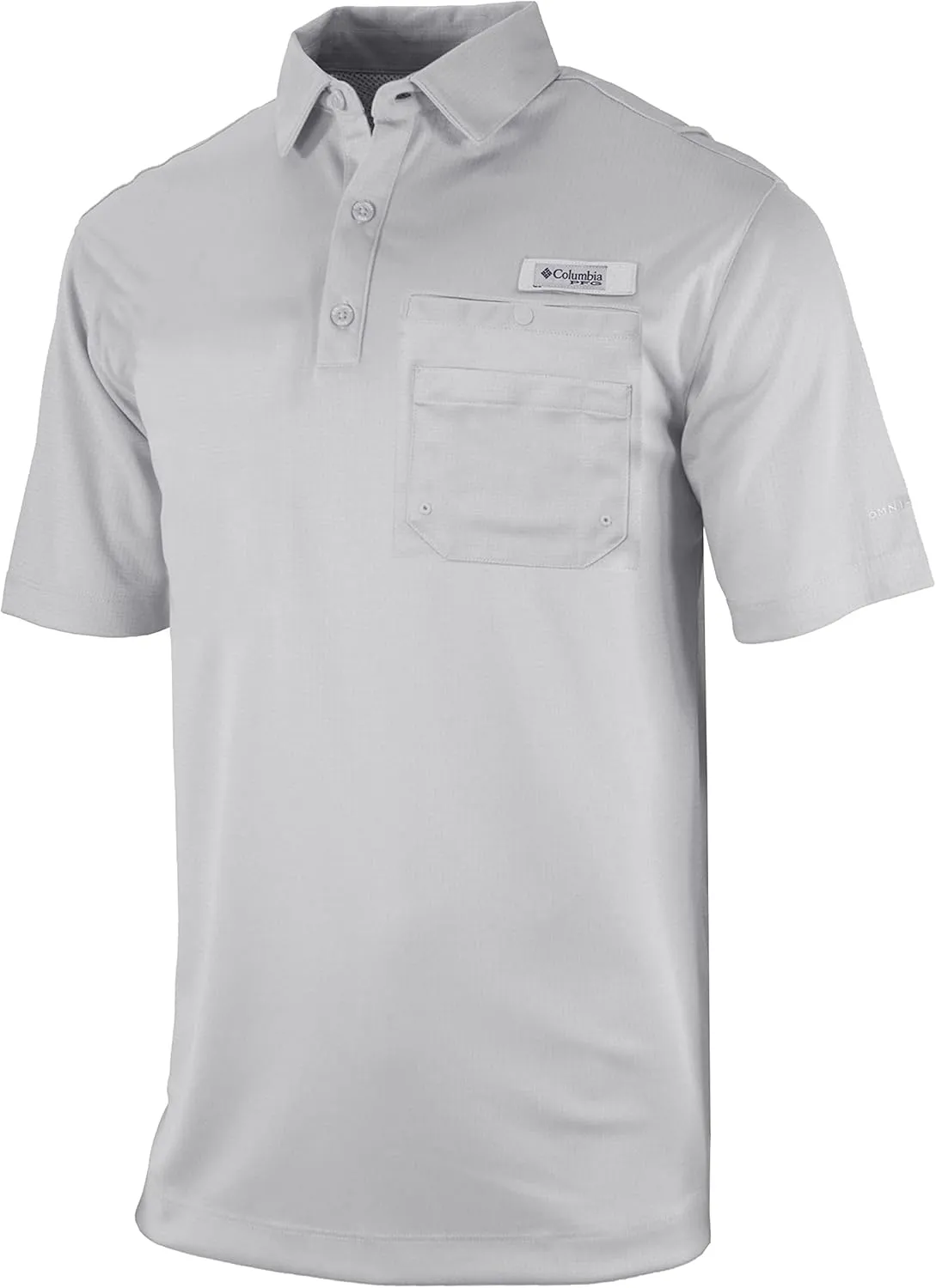 Columbia Men's Golf Flycaster Pocket Polo Shirt Omni Wick Breathable Short Sleeve