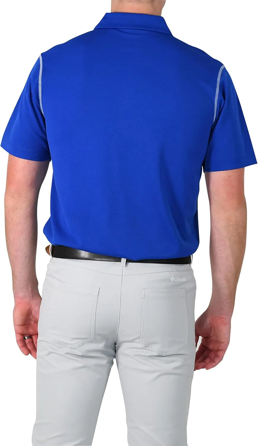 Columbia Mens Golf Shotgun Polo Omni Wick Performance Breathable Short Sleeve