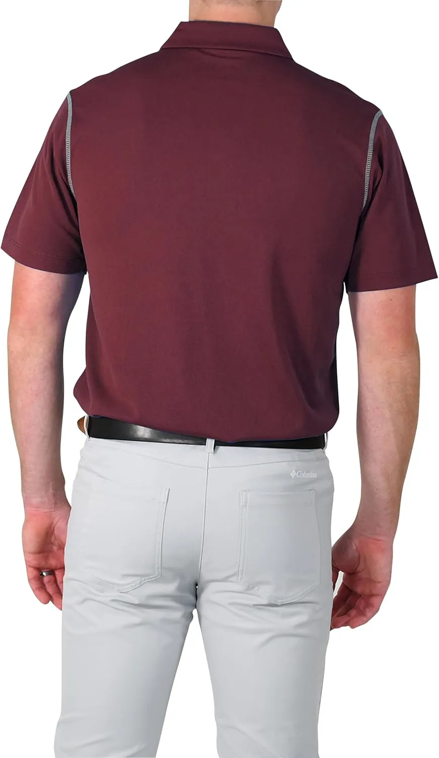 Columbia Mens Golf Shotgun Polo Omni Wick Performance Breathable Short Sleeve
