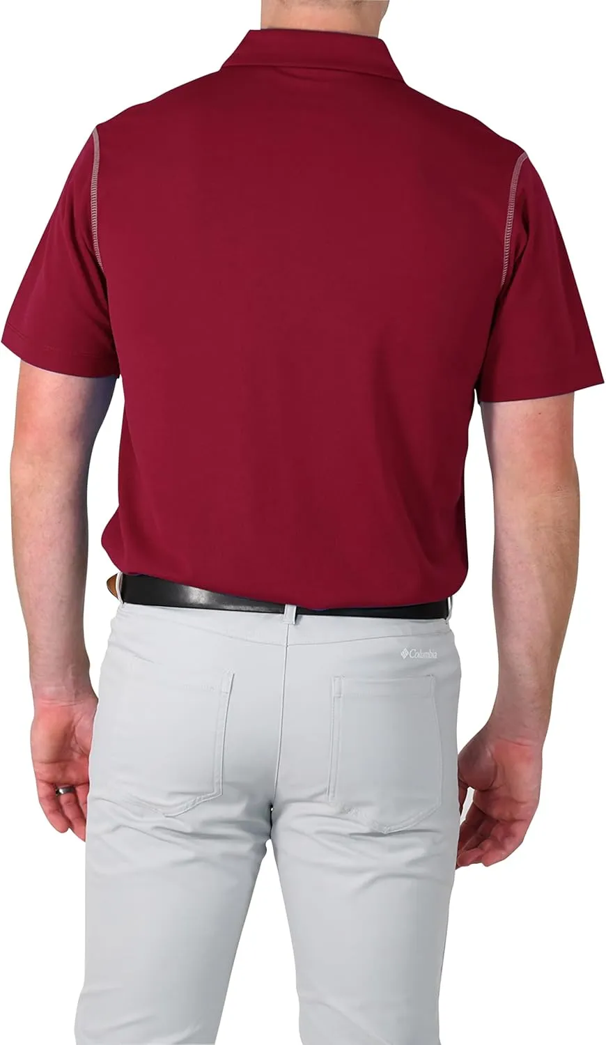 Columbia Mens Golf Shotgun Polo Omni Wick Performance Breathable Short Sleeve