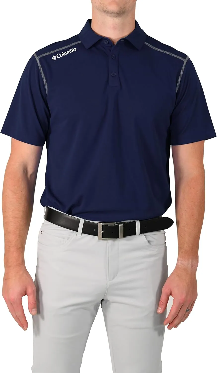 Columbia Mens Golf Shotgun Polo Omni Wick Performance Breathable Short Sleeve