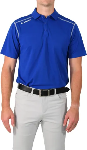 Columbia Mens Golf Shotgun Polo Omni Wick Performance Breathable Short Sleeve