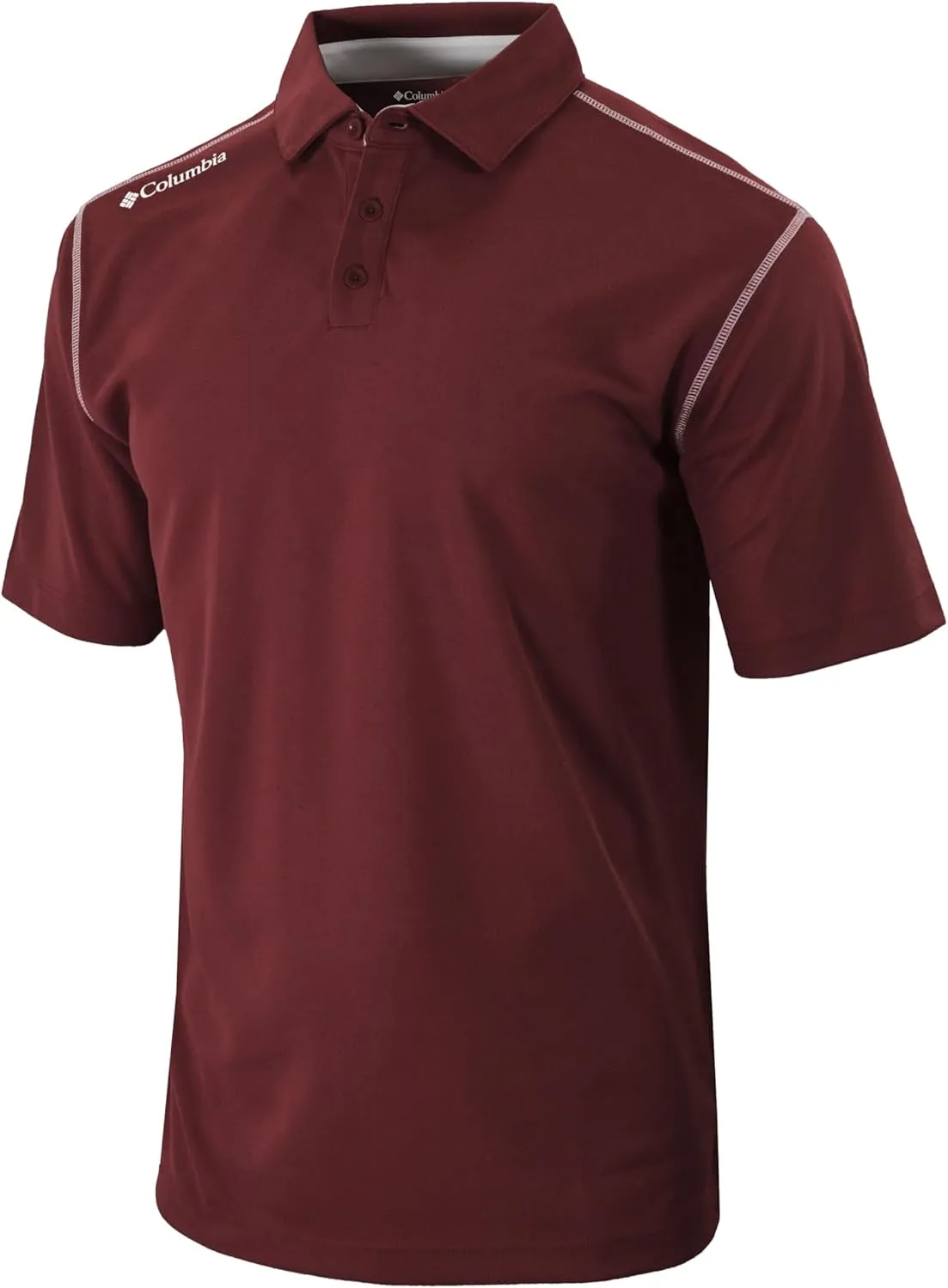 Columbia Mens Golf Shotgun Polo Omni Wick Performance Breathable Short Sleeve