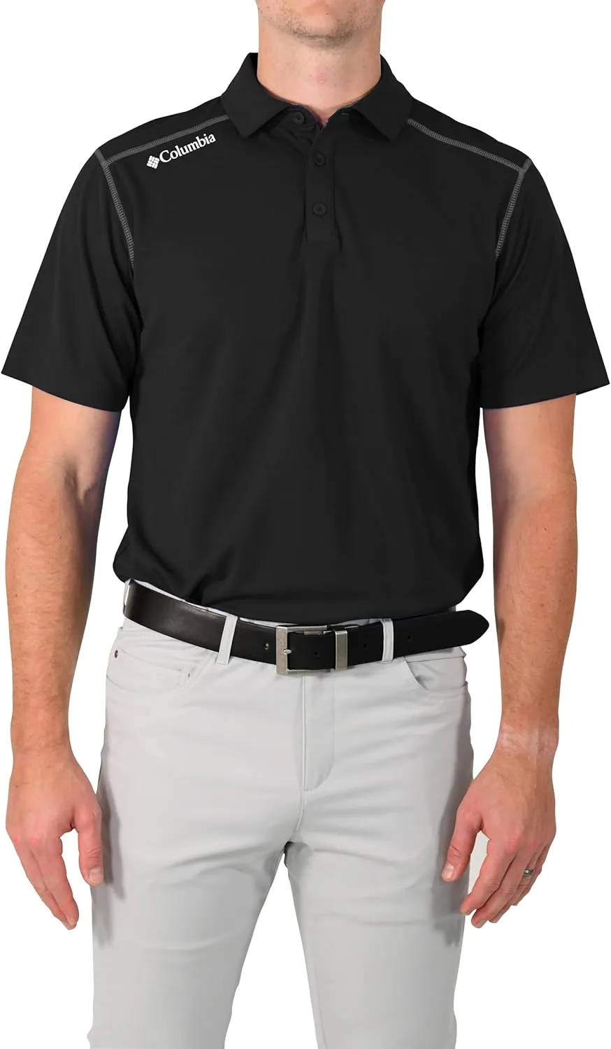Columbia Mens Golf Shotgun Polo Omni Wick Performance Breathable Short Sleeve