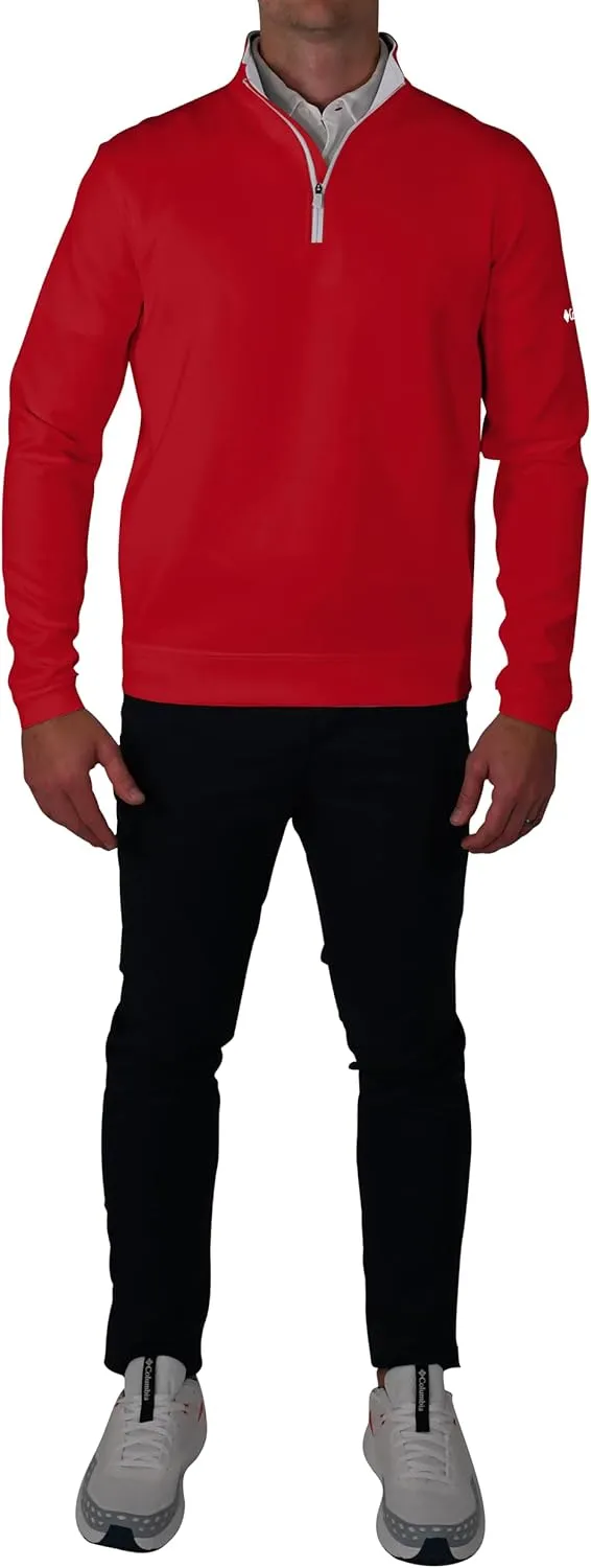 Columbia Men's Golf Wickhams Hills Quarter Zip OMNI WICK Pullover