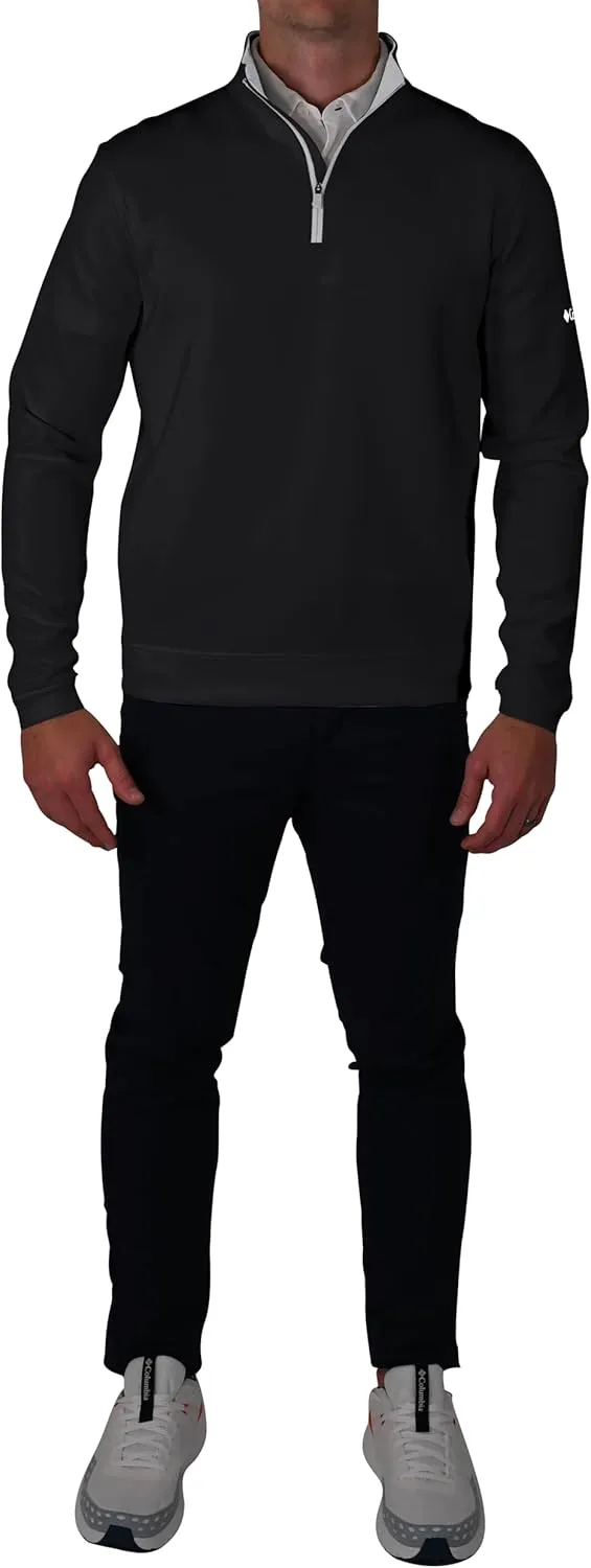 Columbia Men's Golf Wickhams Hills Quarter Zip OMNI WICK Pullover