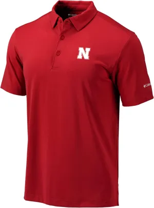 Columbia Univ of Nebraska Cornhuskers Golf Men's Lightweight Casual Golf Polo