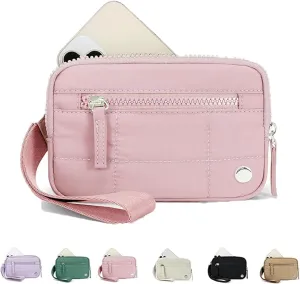 Convely Wristlet Wallets, Convely Essential Wallet,Convely Wallet Wristlet with 3 Zipper Purse for Women