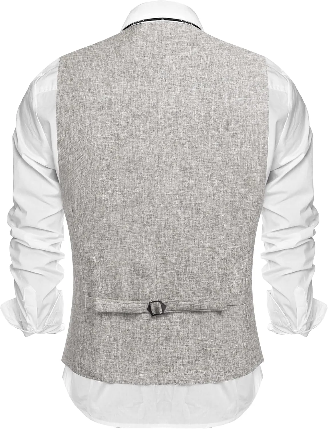 COOFANDY Men's Casual Business Vests Lightweight Waistcoat Slim Fit Suit Vest